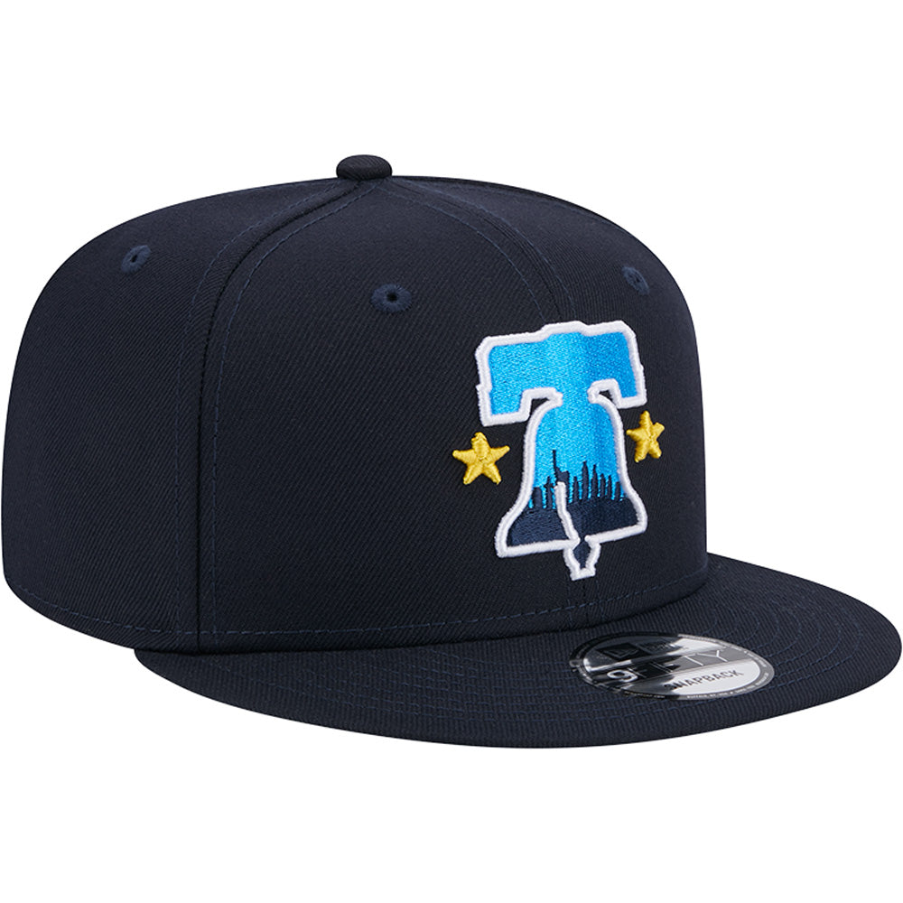 MLB Philadelphia Phillies New Era City Connect 9FIFTY Snapback Hat - Navy