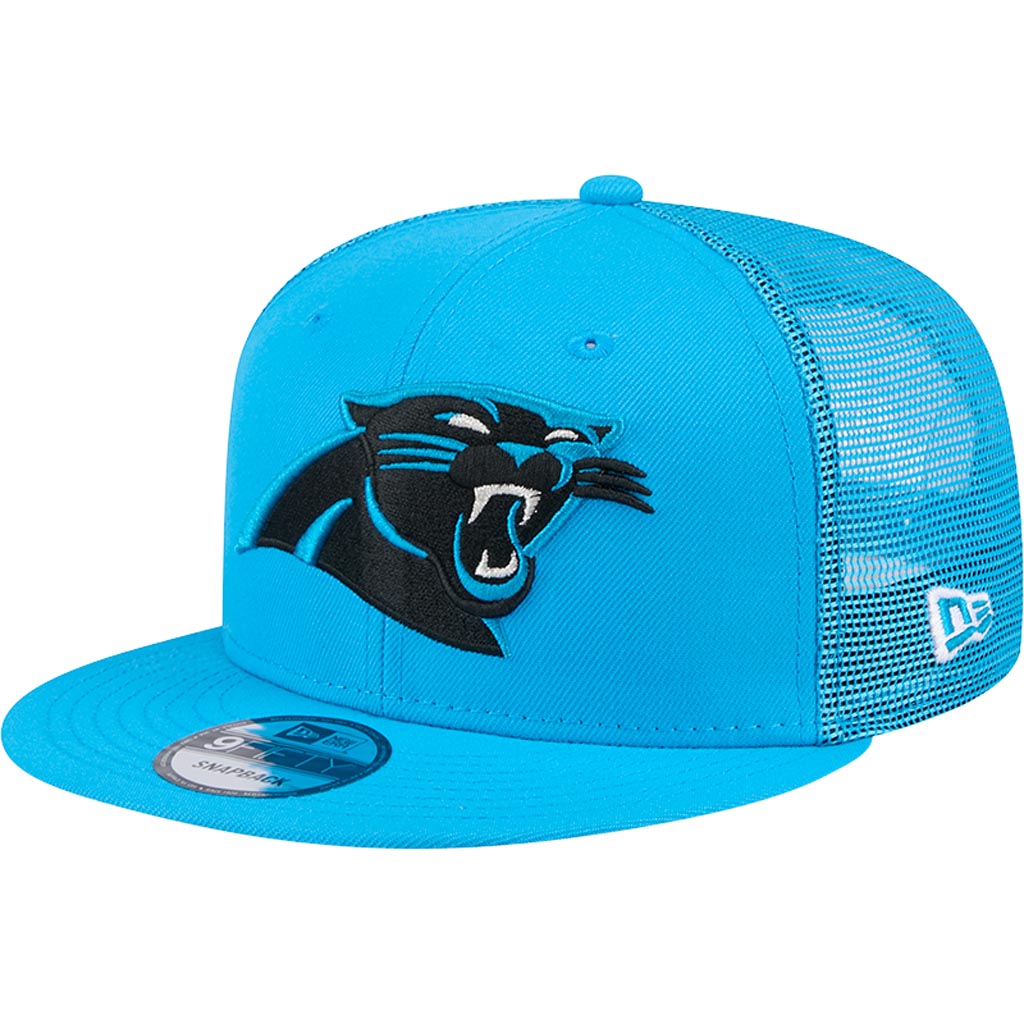 NFL Carolina Panthers New Era 9FIFTY Snapback Trucker Hat - Blue
