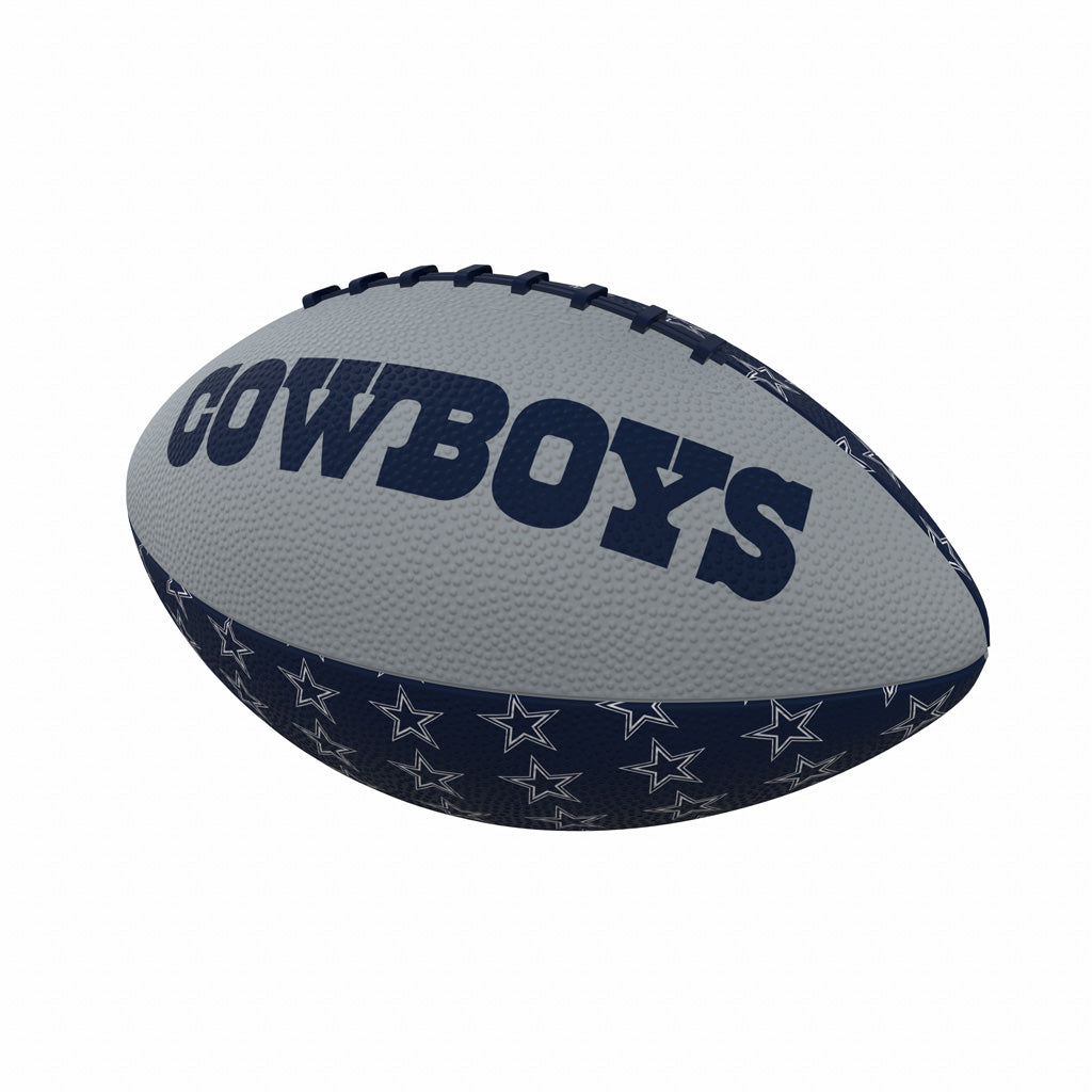 NFL Dallas Cowboys Logo Brands Mini Rubber Football