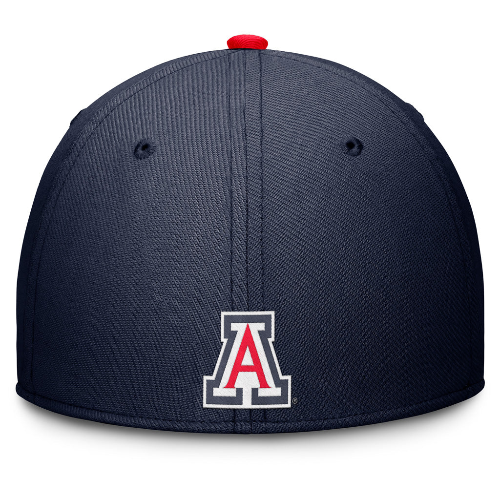 NCAA Arizona Wildcats Nike Arch Arizona Swooshflex Fit Hat - Navy
