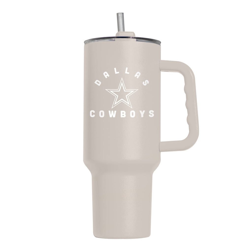 NFL Dallas Cowboys Logo Brands 40oz Sand Travel Tumbler