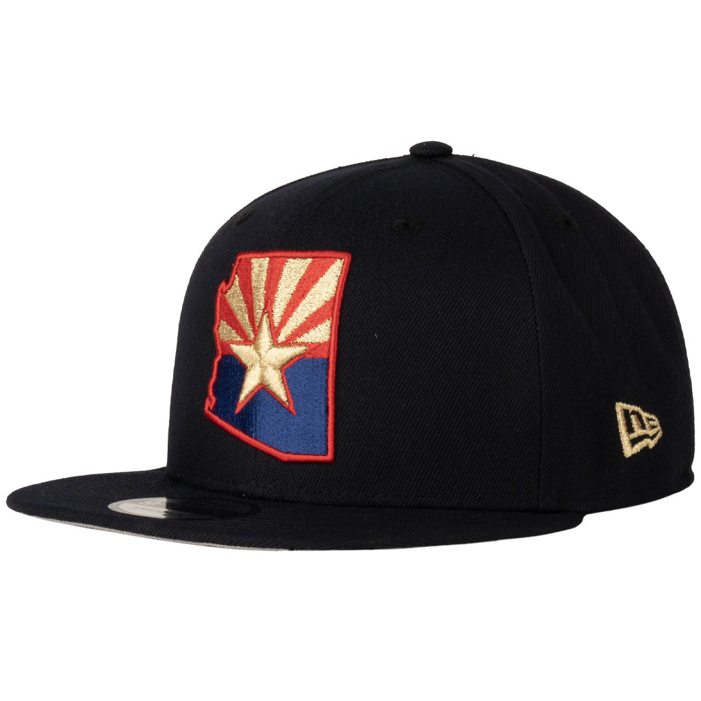 #ALLAZ New Era Team Gold Refresh 9FIFTY Snapback Hat - Navy