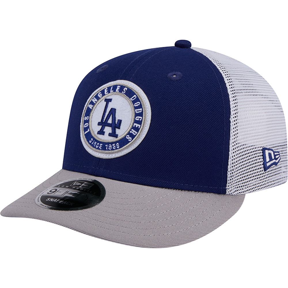 MLB Los Angeles Dodgers New Era Cooperstown Patch Low-Profile 9FIFTY Trucker