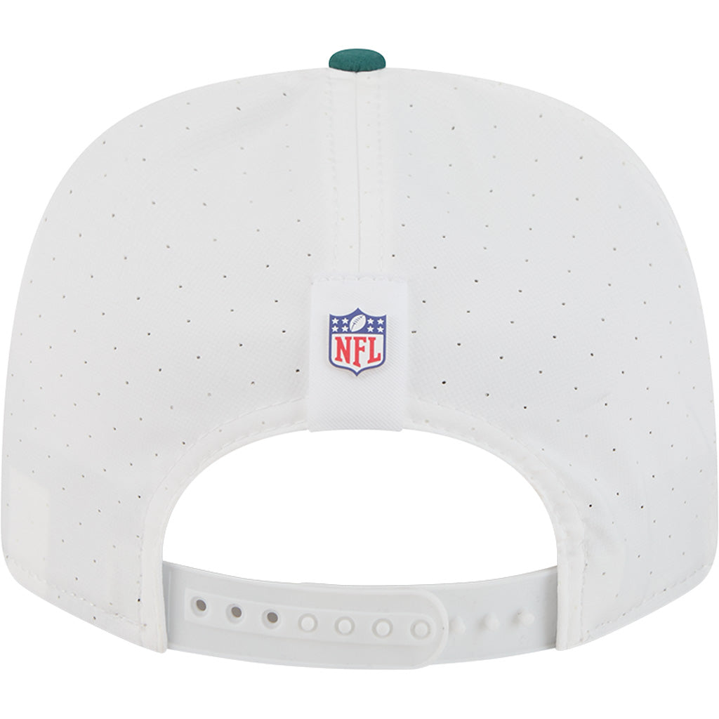 NFL Philadelphia Eagles New Era 2025 Training 9SEVENTY Stretch-Snapback Hat - White