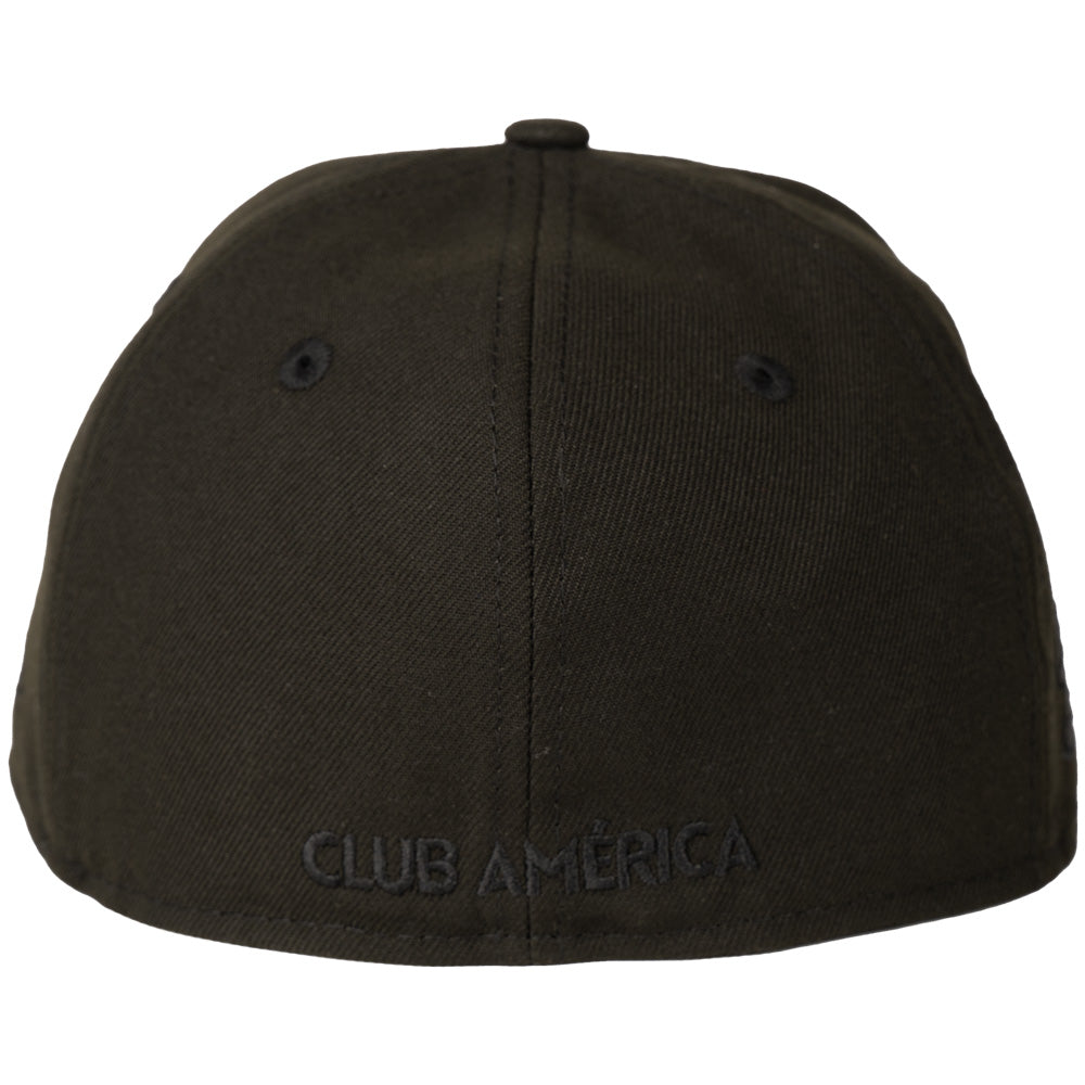 Club America New Era Black on Black 59FIFTY Fitted Hat
