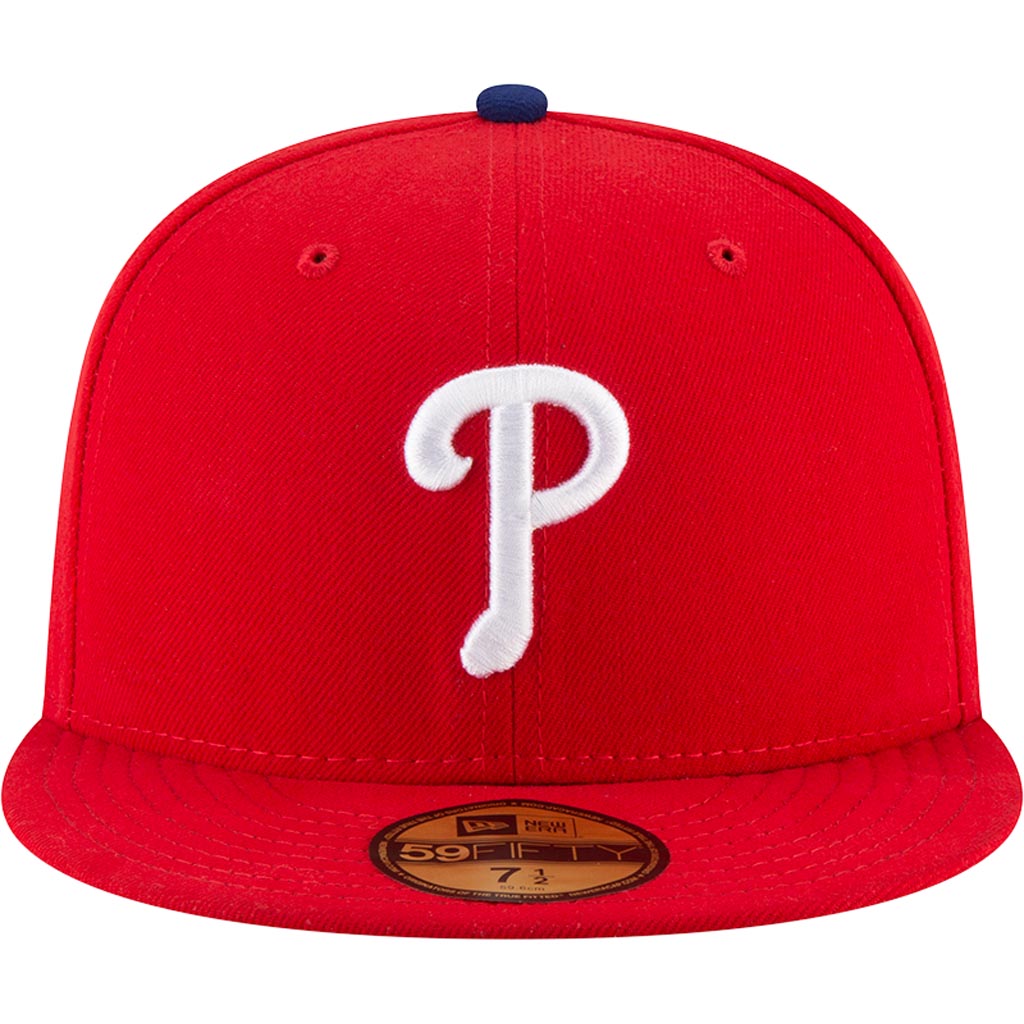 MLB Philadelphia Phillies New Era Authentic Collection Home On-Field 59FIFTY Fitted Hat - Red