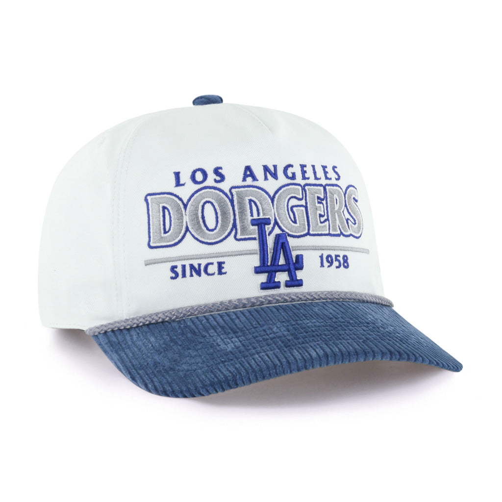 MLB Los Angeles Dodgers '47 Rustic Hitch Cooperstown Snapback Hat - White