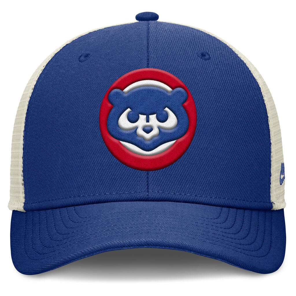 MLB Chicago Cubs Nike Cooperstown Trucker Snapback Hat - Blue