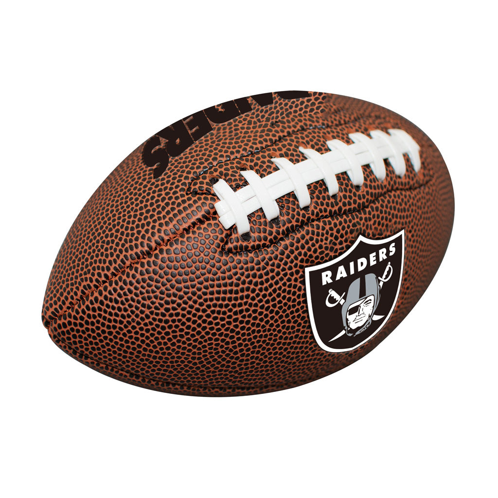 NFL Las Vegas Raiders Logo Brands Mini Composite Football - Brown