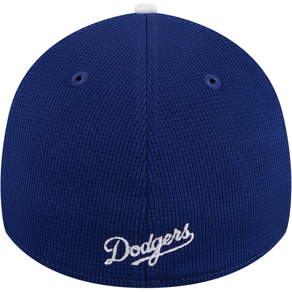 MLB Los Angeles Dodgers New Era 2025 Batting Practice 39THIRTY Flex Fit Hat - Blue