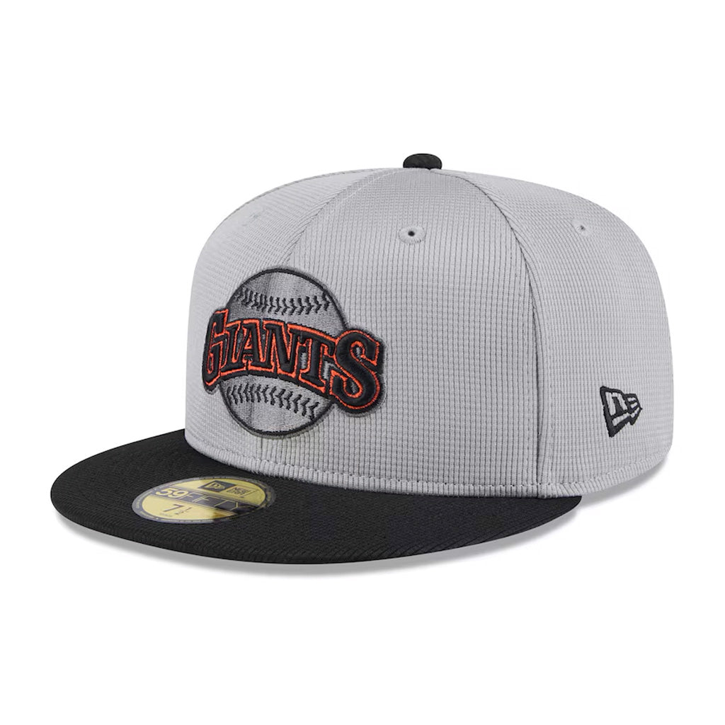 MLB San Francisco Giants New Era 2025 Graphite Batting Practice 59FIFTY Fitted Hat - Graphite