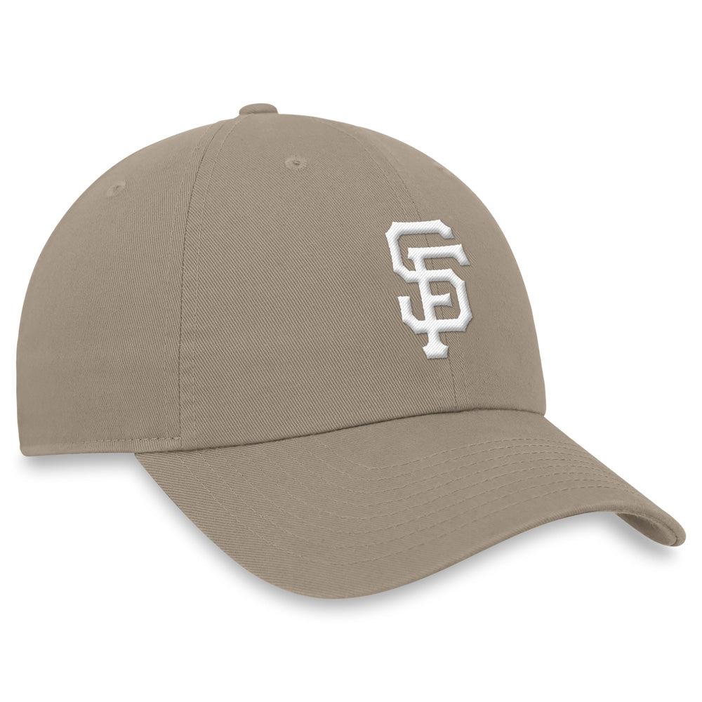 MLB San Francisco Giants Nike White Logo Adjustable Hat - Tan