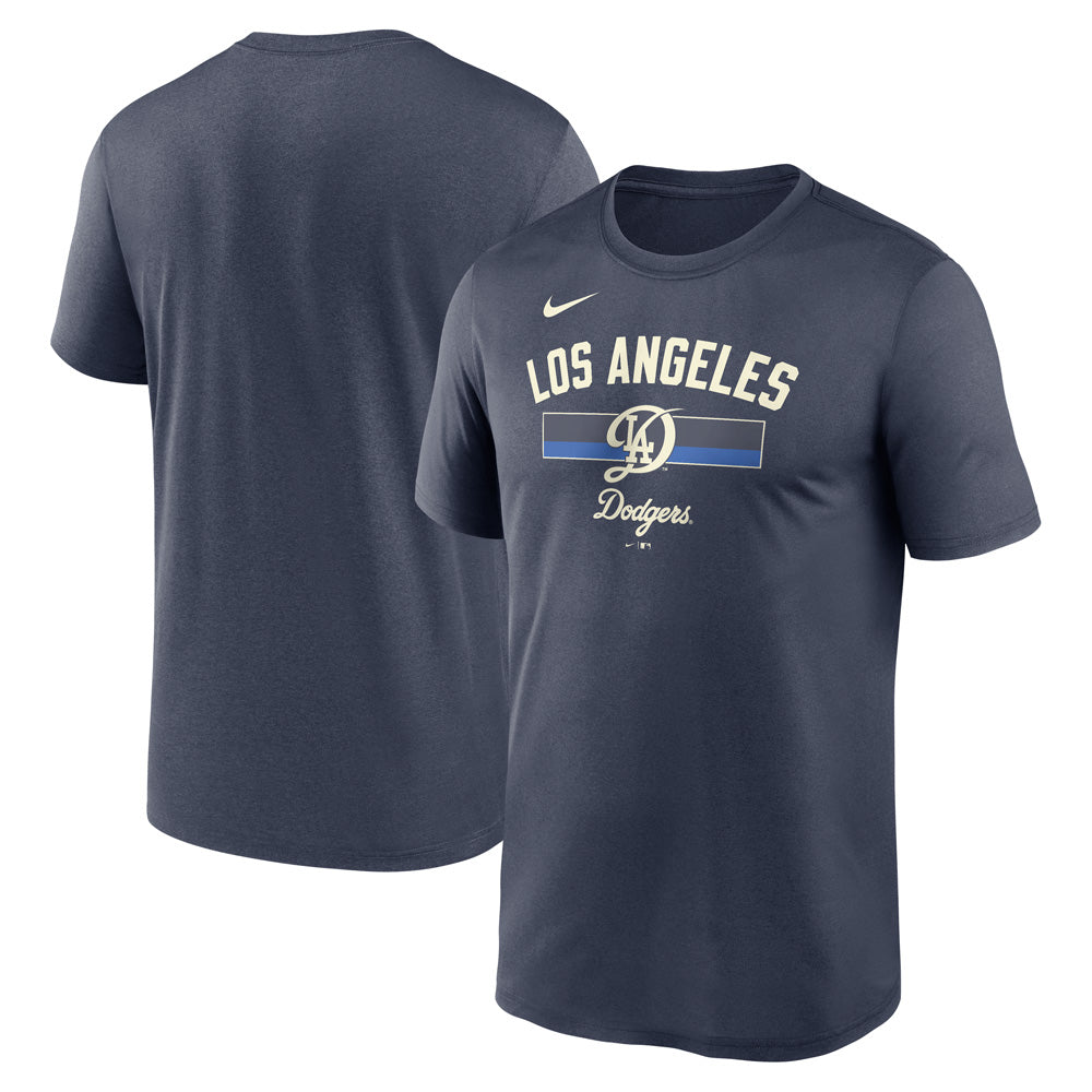 MLB Los Angeles Dodgers Nike City Connect Stack Legend T-Shirt - Navy
