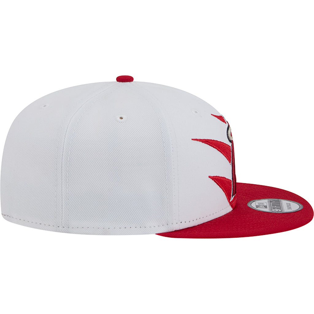 MLB Los Angeles Angels New Era Jagged 9FIFTY Snapback Hat - White