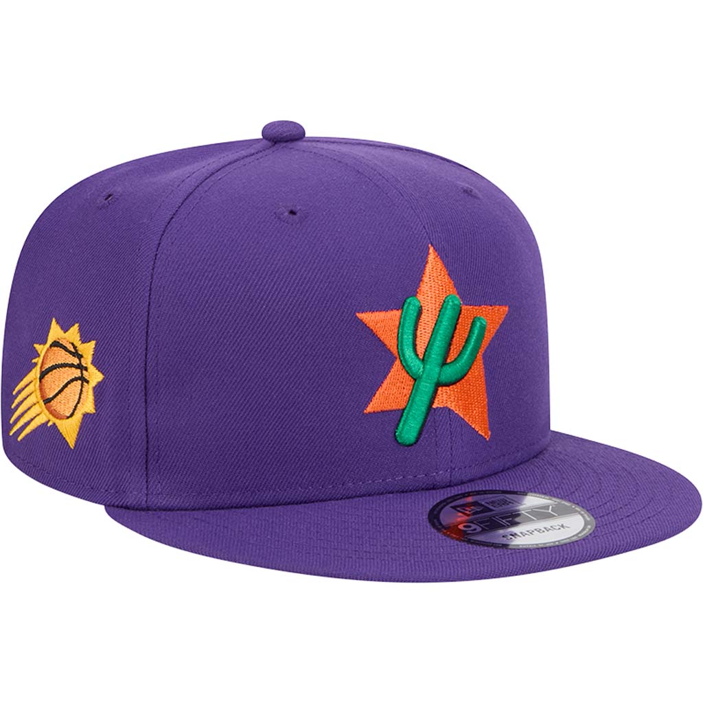 NBA Phoenix Suns New Era 2024/25 City Edition Alternate 9FIFTY Snapback Hat - Purple