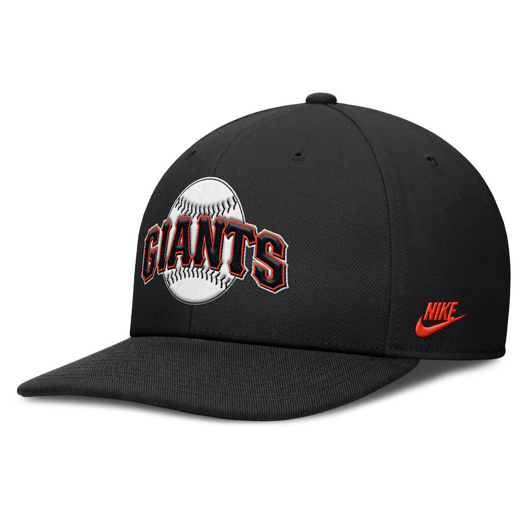 MLB San Francisco Giants Nike Coopertsown Dri-Fit Snapback Hat - Black