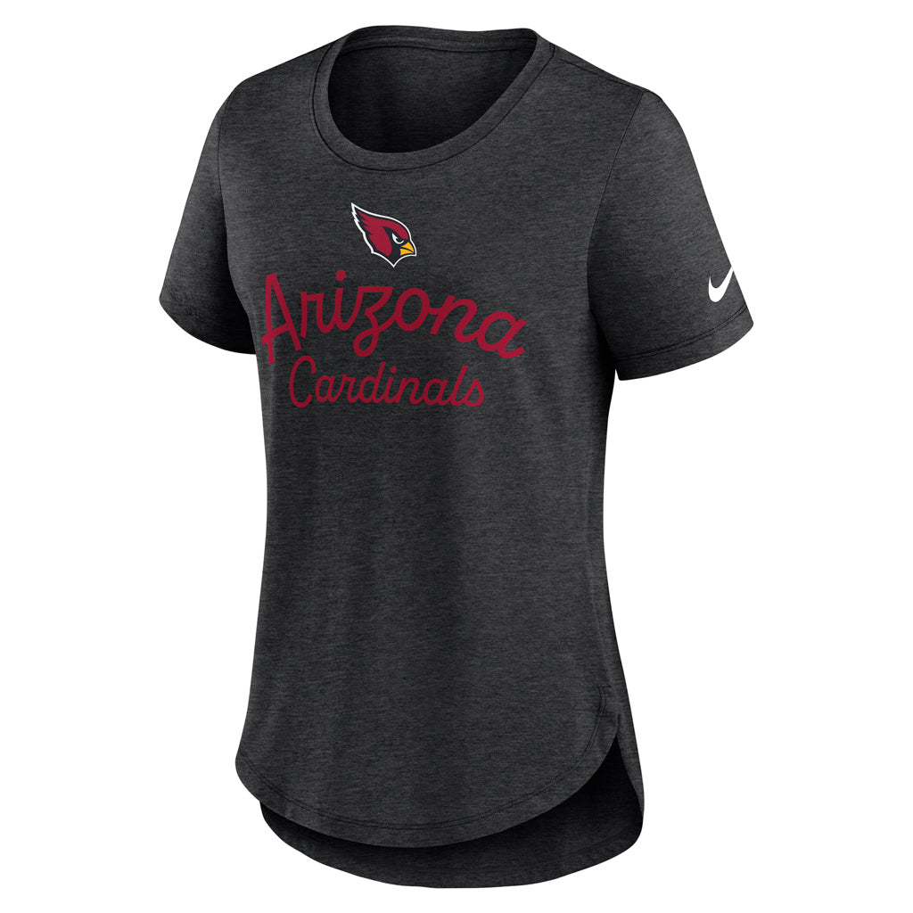 NFL Arizona Cardinals Women's Nike Fashion Triblend T-Shirt - Black
