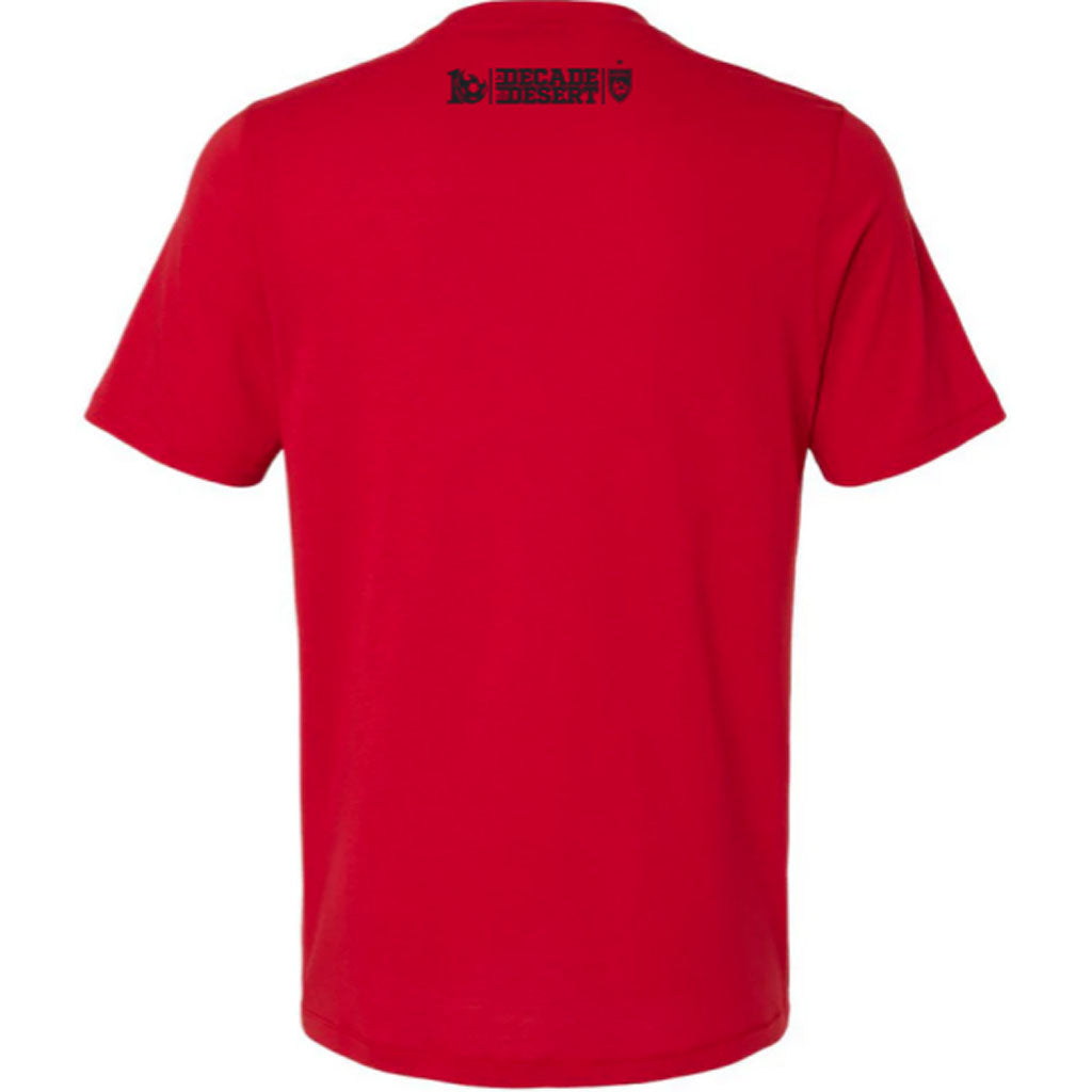 Phoenix Rising adidas Black Shield Black Star Blended T-Shirt - Red