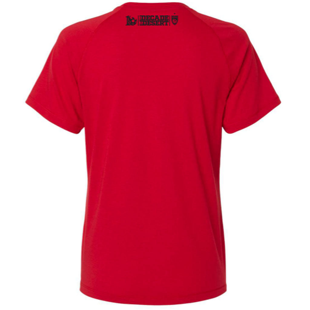 Phoenix Rising Women's adidas Black Shield Black Star Blend T-Shirt - Red