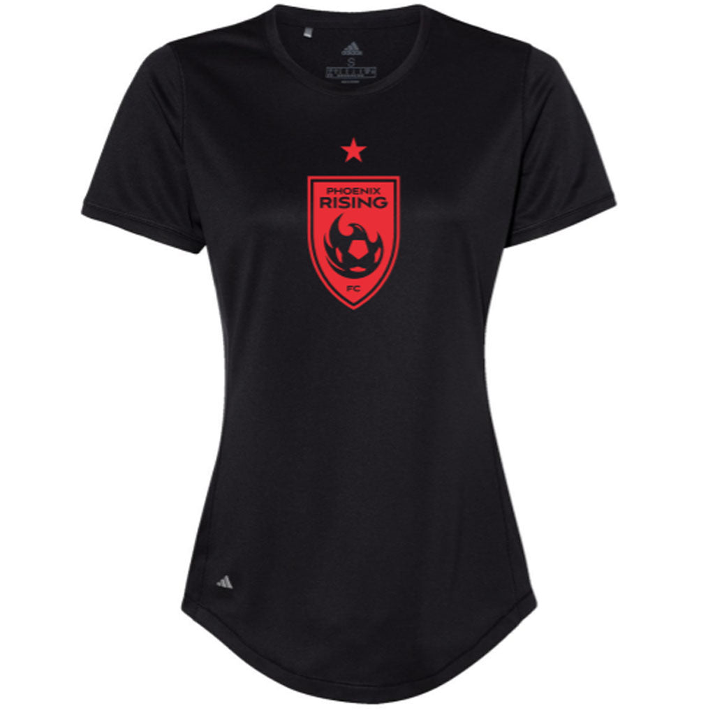 Phoenix Rising Women's adidas Red Shield Red Star Blend T-Shirt - Black