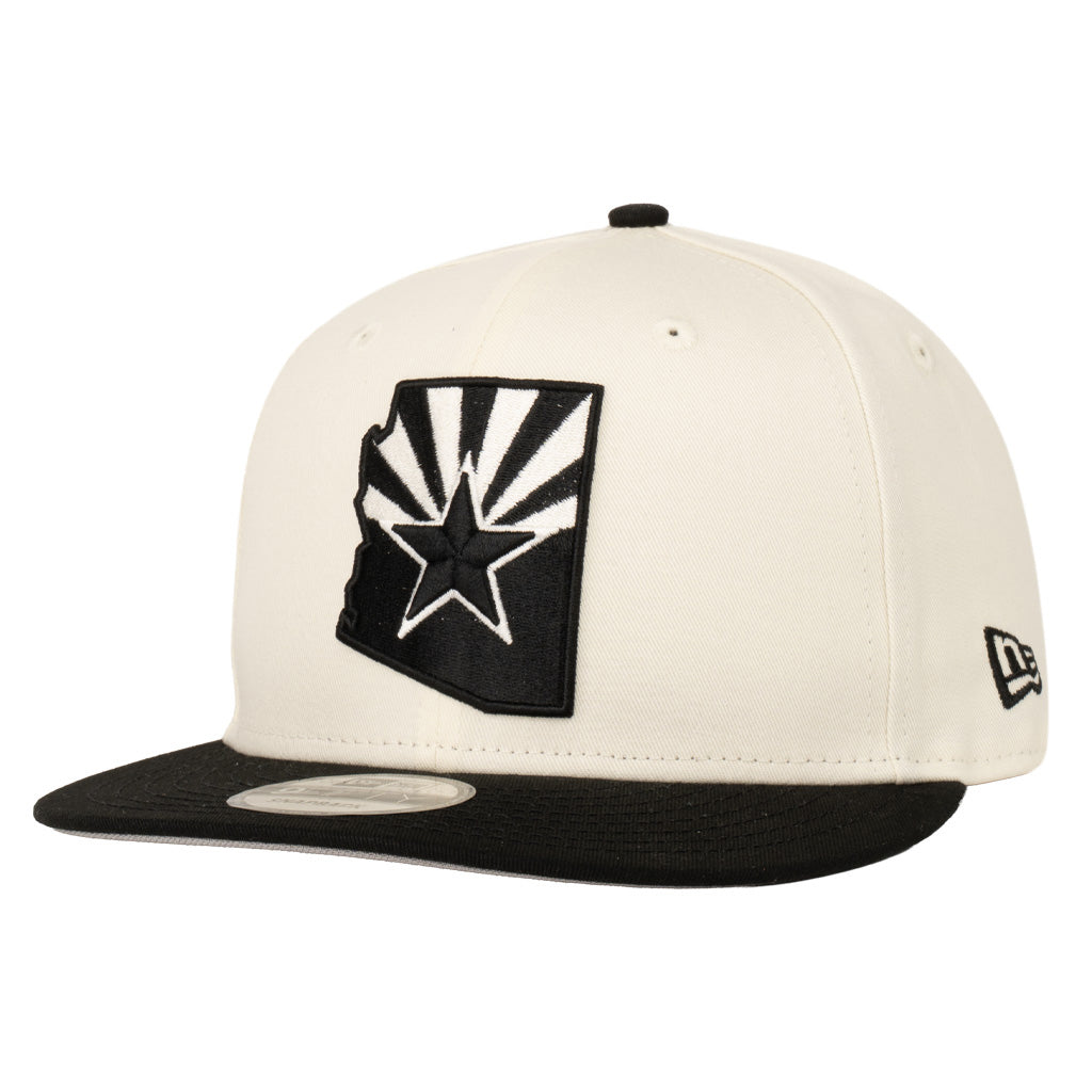 Arizona Outline New Era Classified Two-Tone 9FIFTY Snapback Hat- Cream