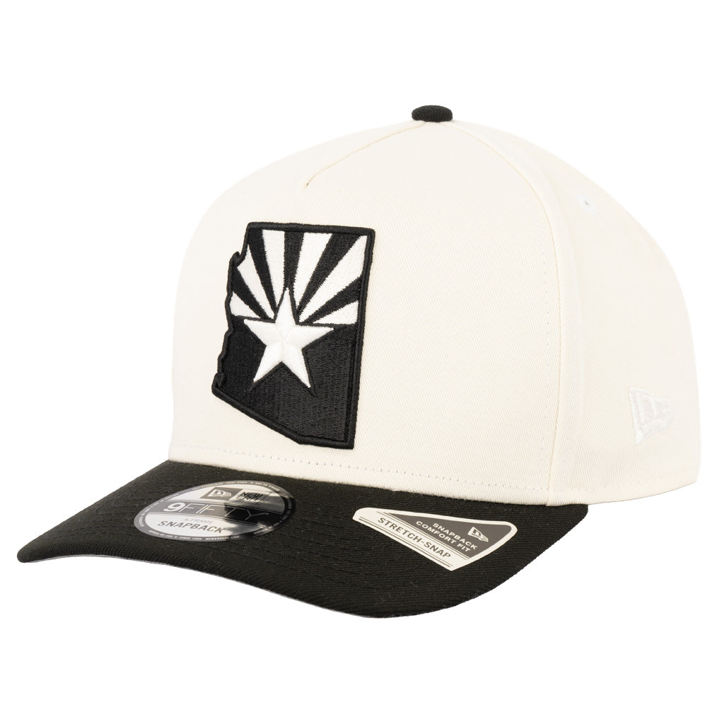 #ALLAZ New Era Two-Tone Classified 9FIFTY A-Frame Snapback Hat - Cream