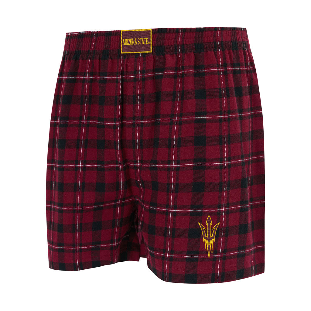NCAA Arizona State Sun Devils Concepts Sport Hawthorn Boxer Shorts - Maroon