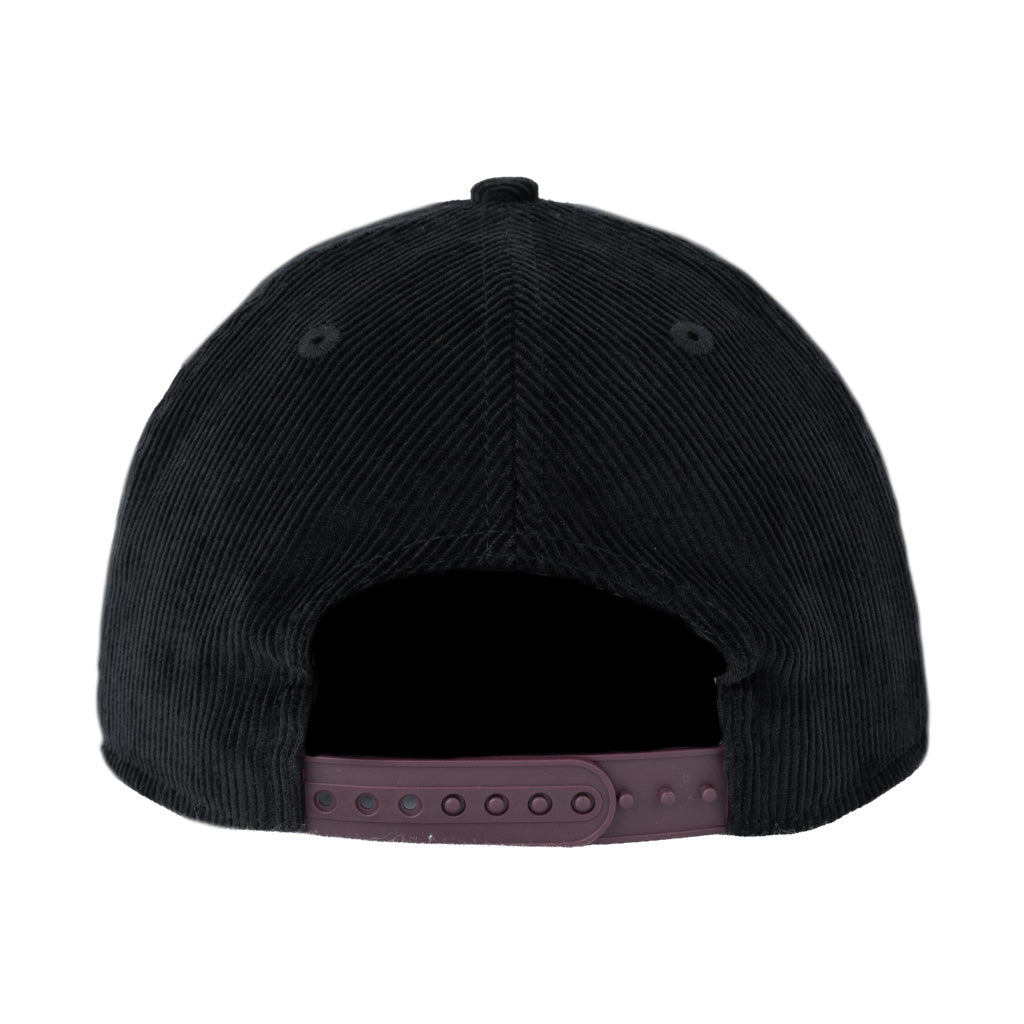 NCAA Arizona State Sun Devils New Era All Corduroy 9FIFTY A-Frame Snapback Hat - Black