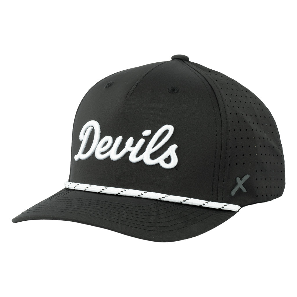 NCAA Arizona State Sun Devils CapX Devils Script Rope Circuit X08 Adjustable Hat - Black