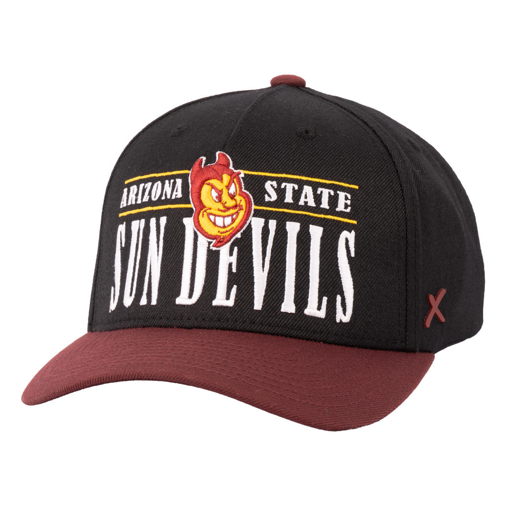 NCAA Arizona State Sun Devils CapX Halftime X04 Adjustable Hat - Black