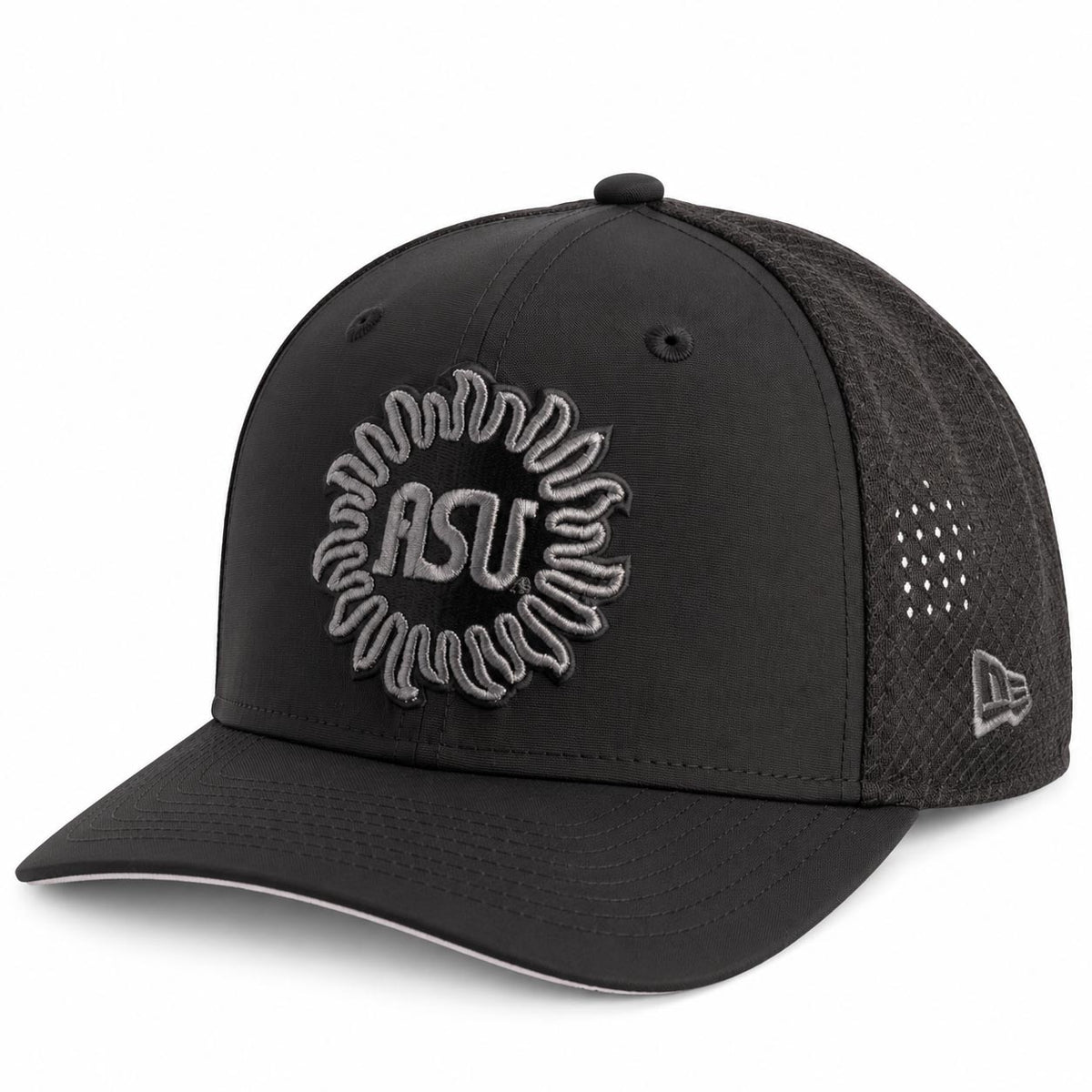 NCAA Arizona State Sun Devils New Era Black Pearl Trucker 9SEVENTY Stretch-Snap Hat- Black