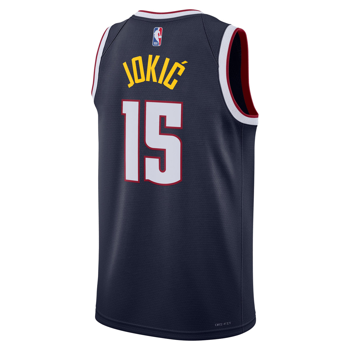 NBA Denver Nuggets Nikola Jokic Nike Icon Swingman Jersey- Navy