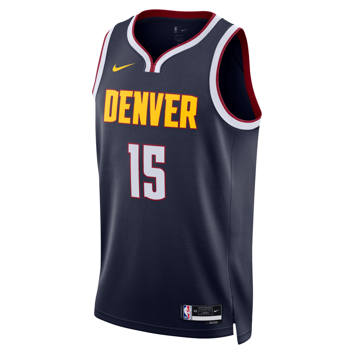 NBA Denver Nuggets Nikola Jokic Nike Icon Swingman Jersey- Navy