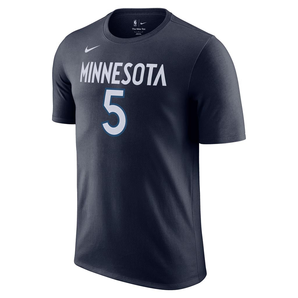 NBA Minnesota Timberwolves Anthony Edwards Nike Icon Name & Number T-Shirt - Navy