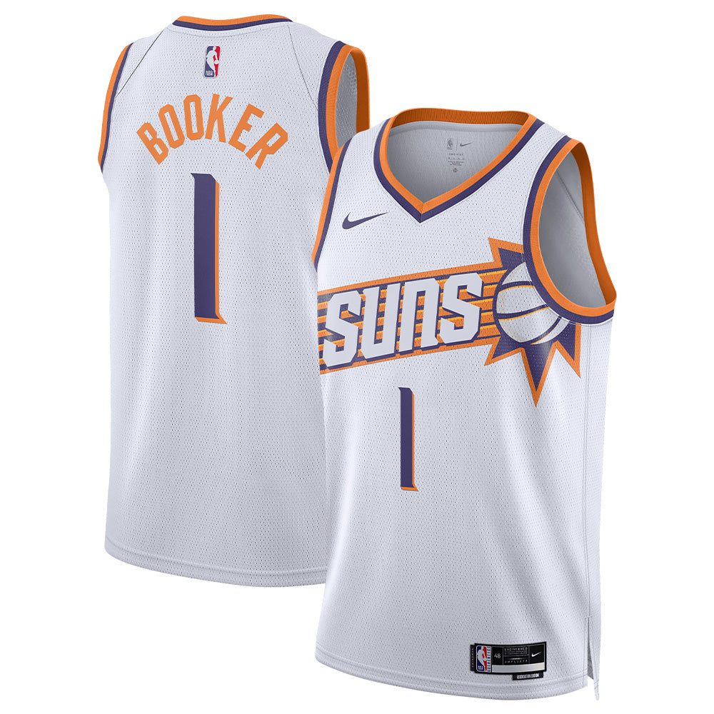 NBA Phoenix Suns Devin Booker Nike 2023/24 Association Authentic Jersey