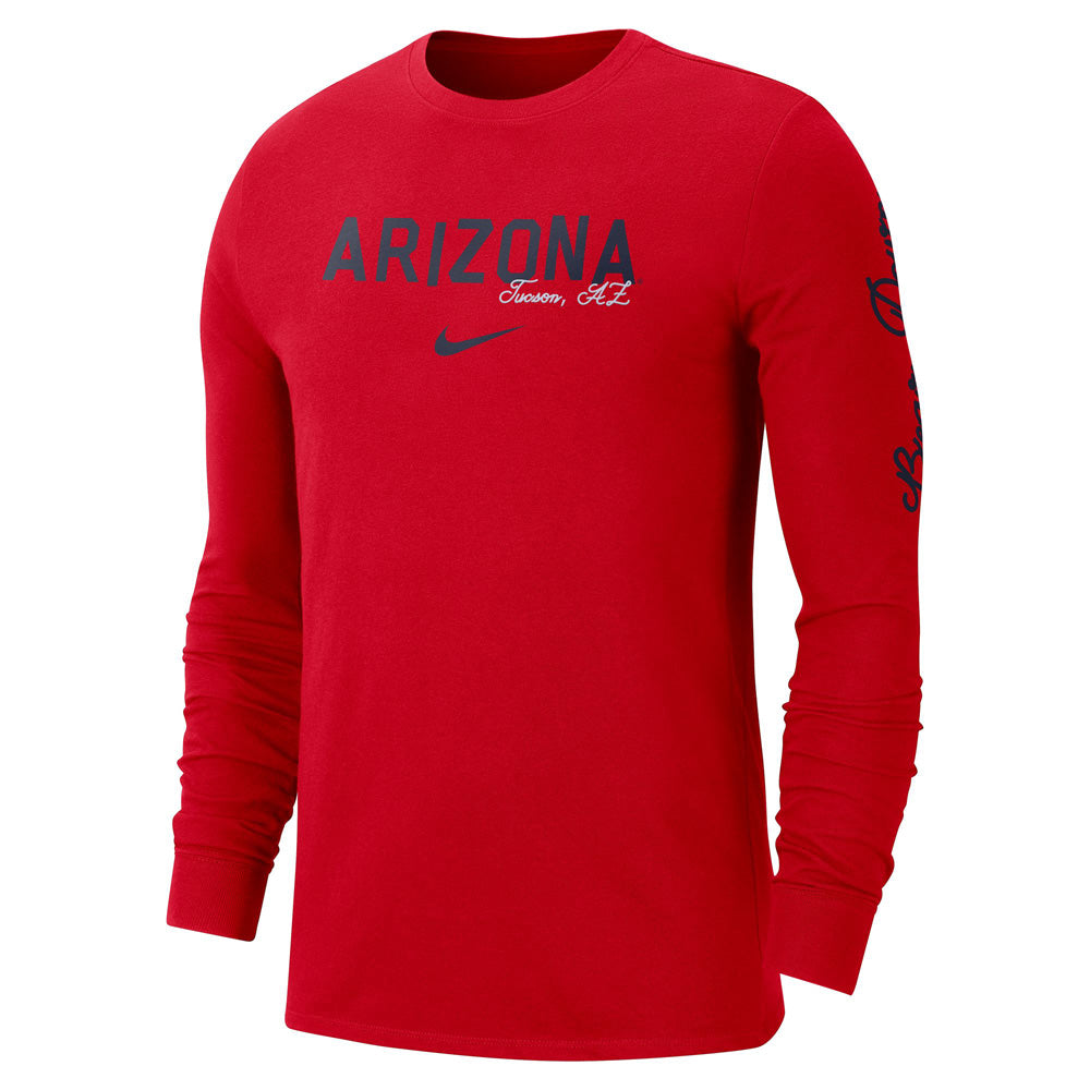 NCAA Arizona Wildcats Nike Varsity Game Long Sleeve Tee