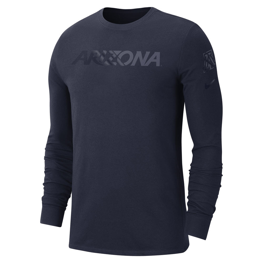 NCAA Arizona Wildcats Nike Classic JV Long Sleeve T-Shirt - Navy