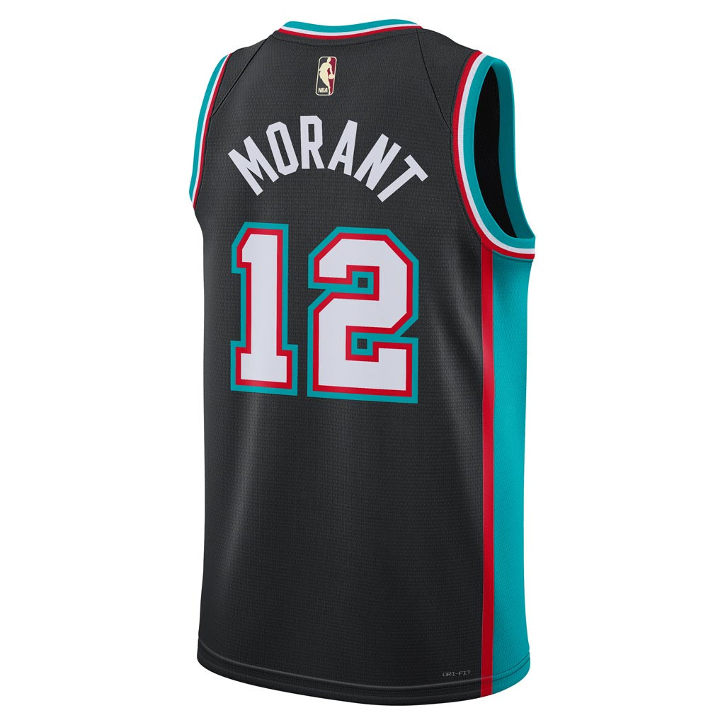 NBA Memphis Grizzlies Ja Morant Nike 2025-26 Hardwood Classics Swingman Jersey - Black