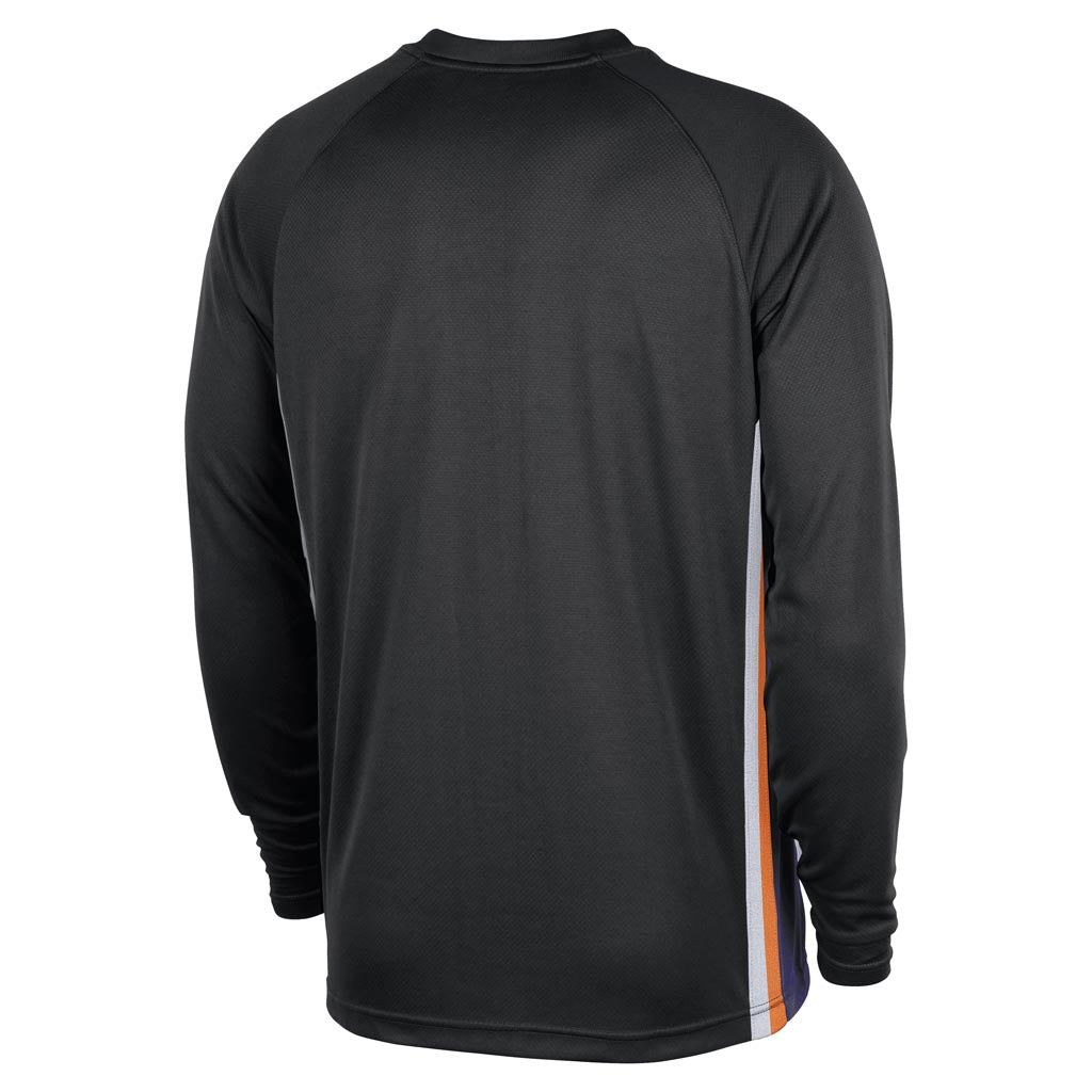 NBA Phoenix Suns Nike Game Long Sleeve T-Shirt - Black