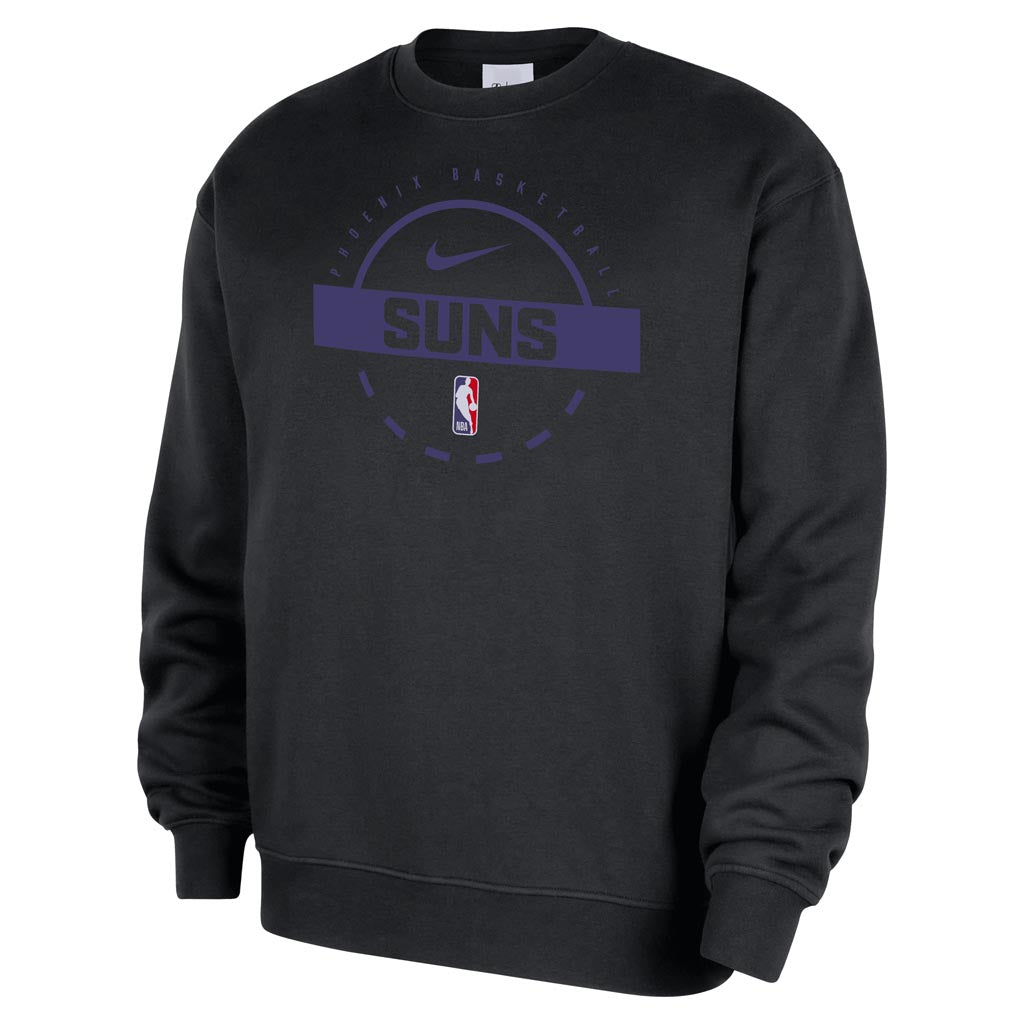 NBA Phoenix Suns Nike Practice Crew Sweatshirt - Black