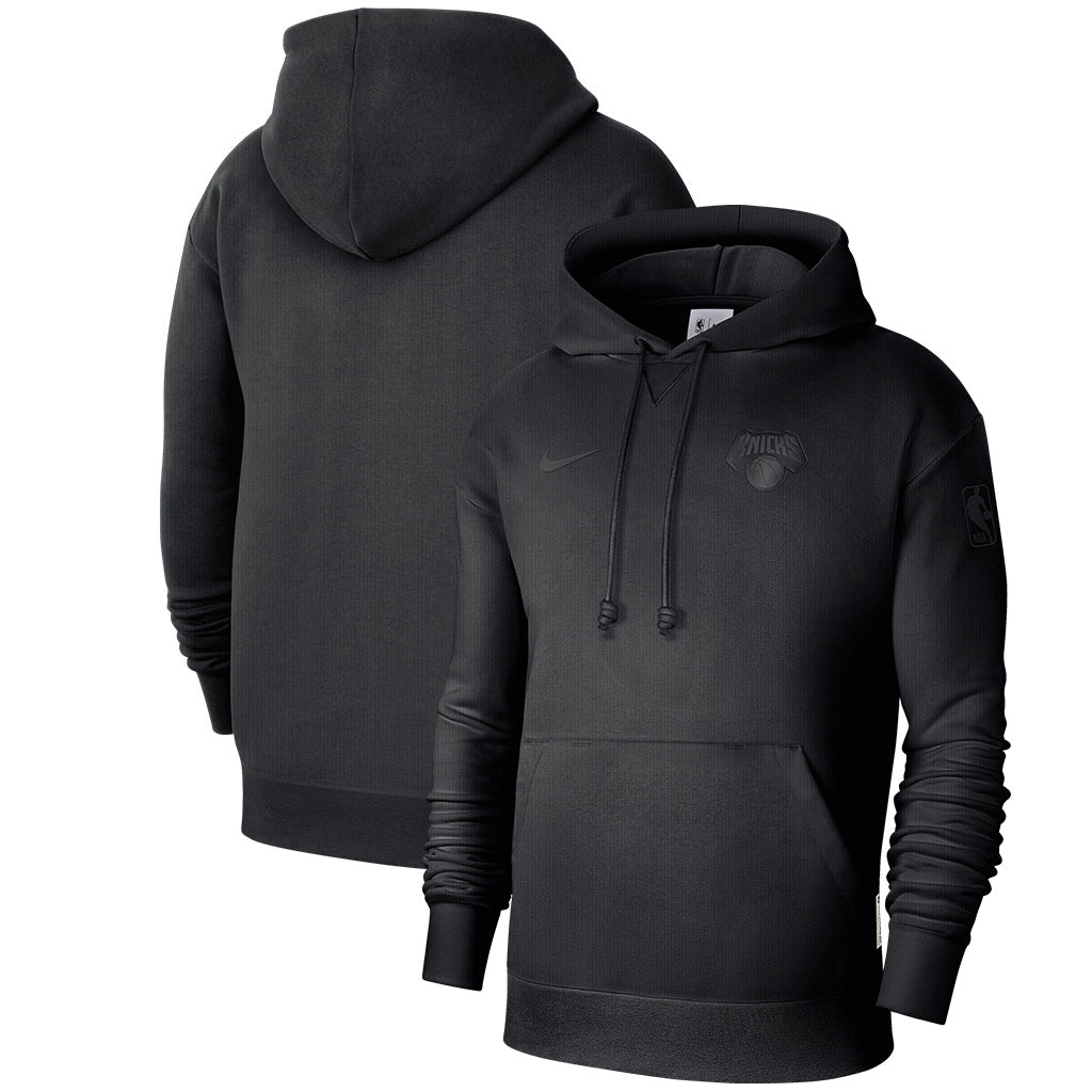 NBA New York Knicks Nike Travel Pullover Hoodie - Black