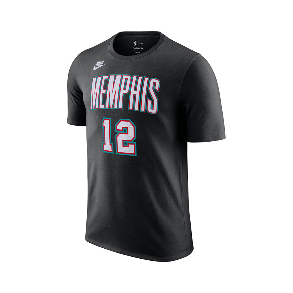 NBA Memphis Grizzlies Ja Morant Youth Nike Hardwood Classics Name & Number T-Shirt - Black