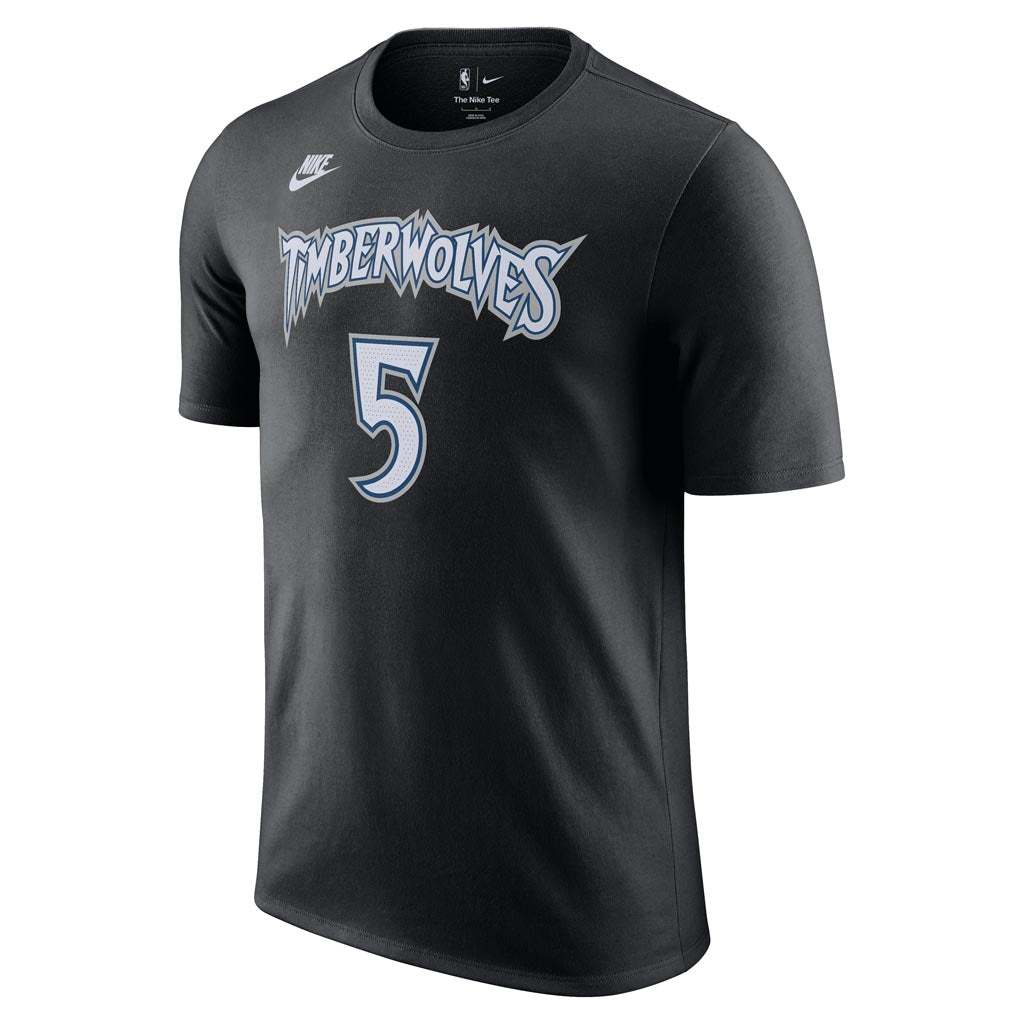 NBA Minnesota Timberwolves Anthony Edwards Nike 2025-26 Hardwood Classics Name & Number T-Shirt - Black