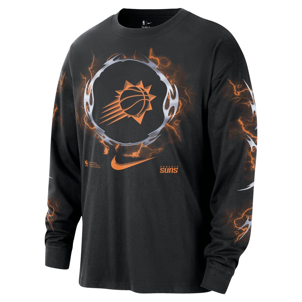 NBA Phoenix Suns Nike Courtside Halloween Long Sleeve T-Shirt - Black