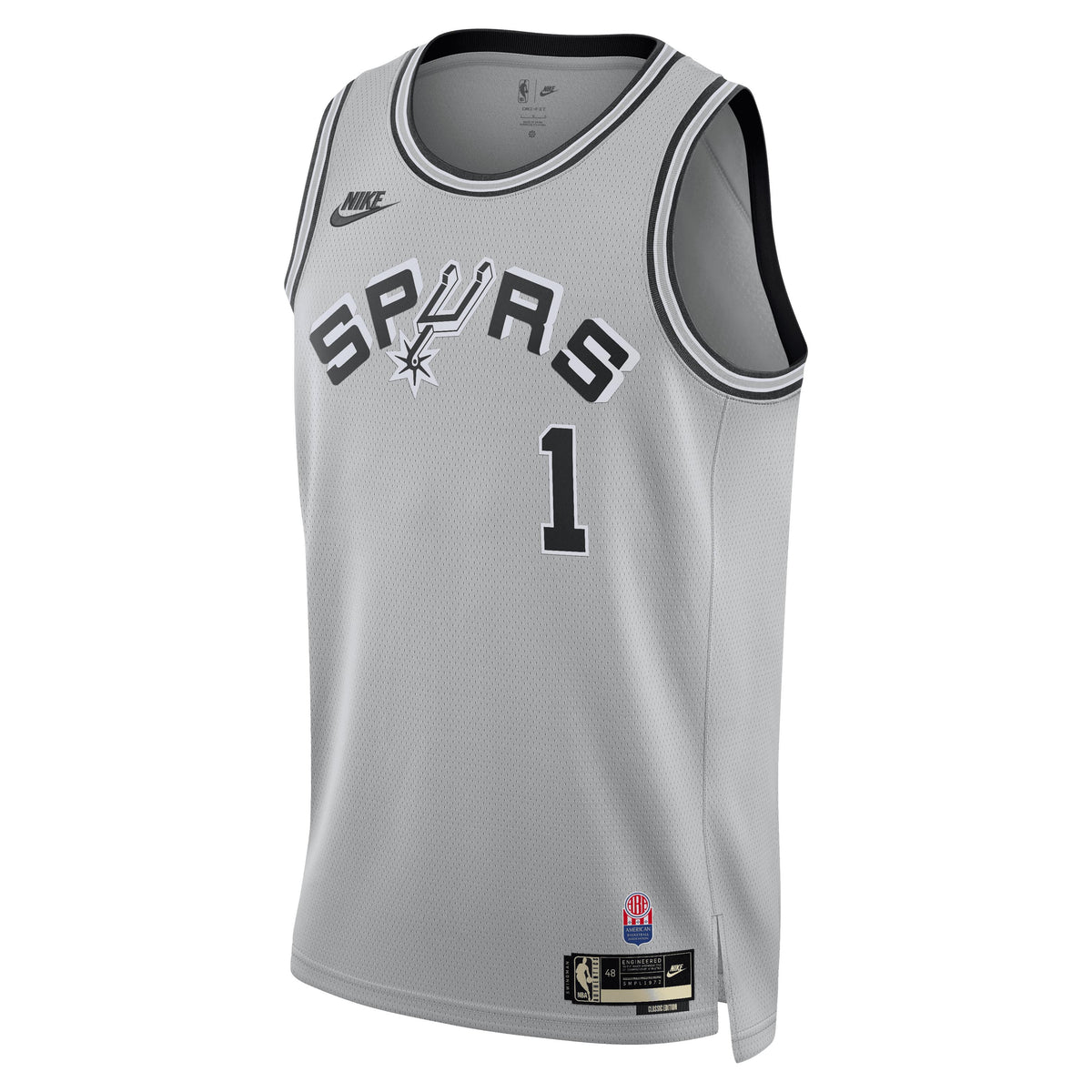 NBA San Antonio Spurs Victor Wembanyama Nike 2026 Hardwood Classic Swingman Jersey- Gray