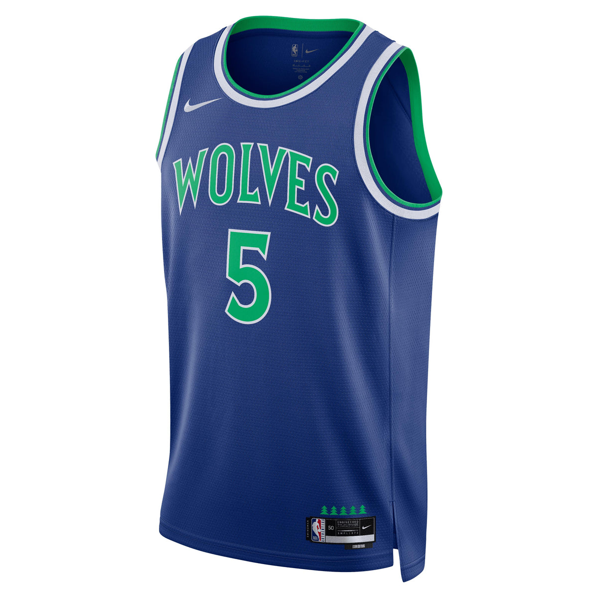 NBA Minnesota Timberwolves Anthony Edwards Nike Icon Swingman Jersey- Blue