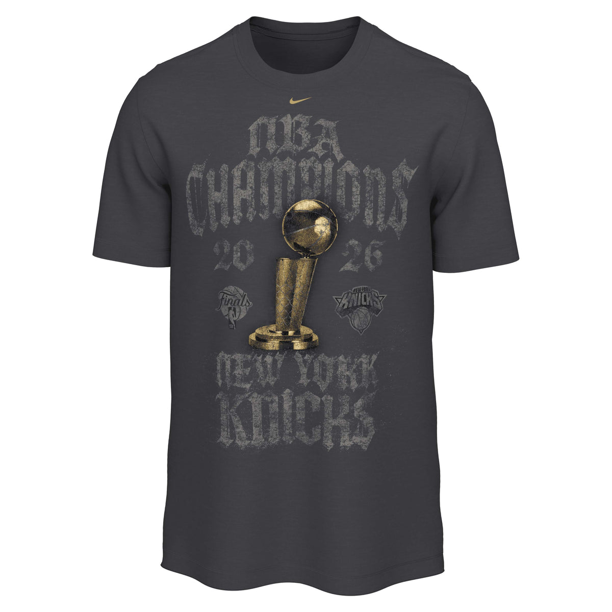 NBA New York Knicks Mens Nike 26 Champ Locker Room T-Shirt- Black