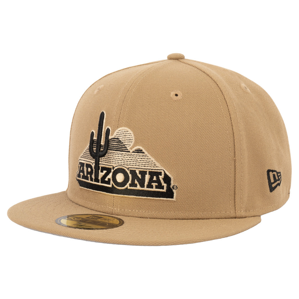 NCAA Arizona Wildcats New Era Mocha 59FIFTY Fitted Hat - Khaki
