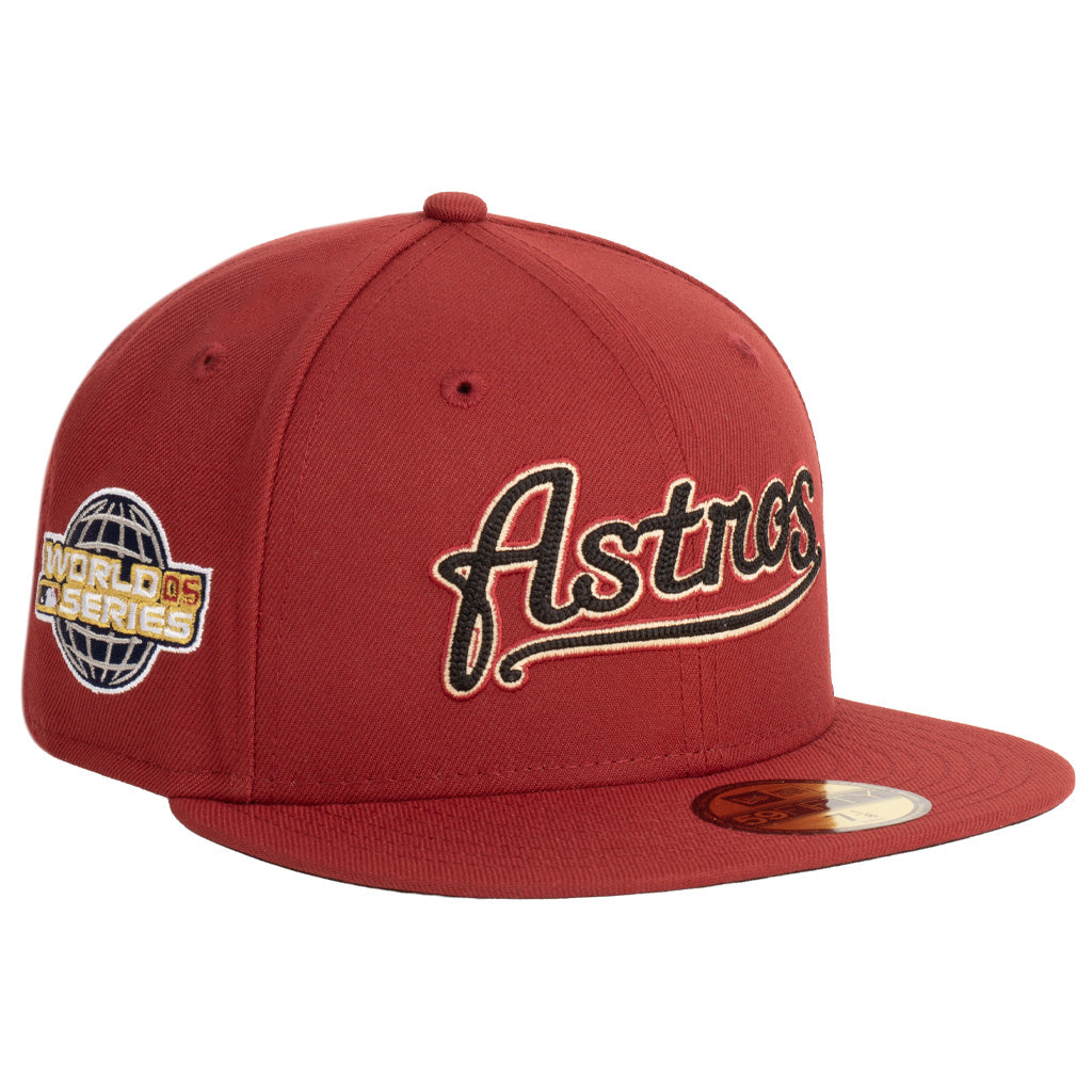 MLB Houston Astros New Era Team Under Visor 59FIFTY Fitted Hat - Red
