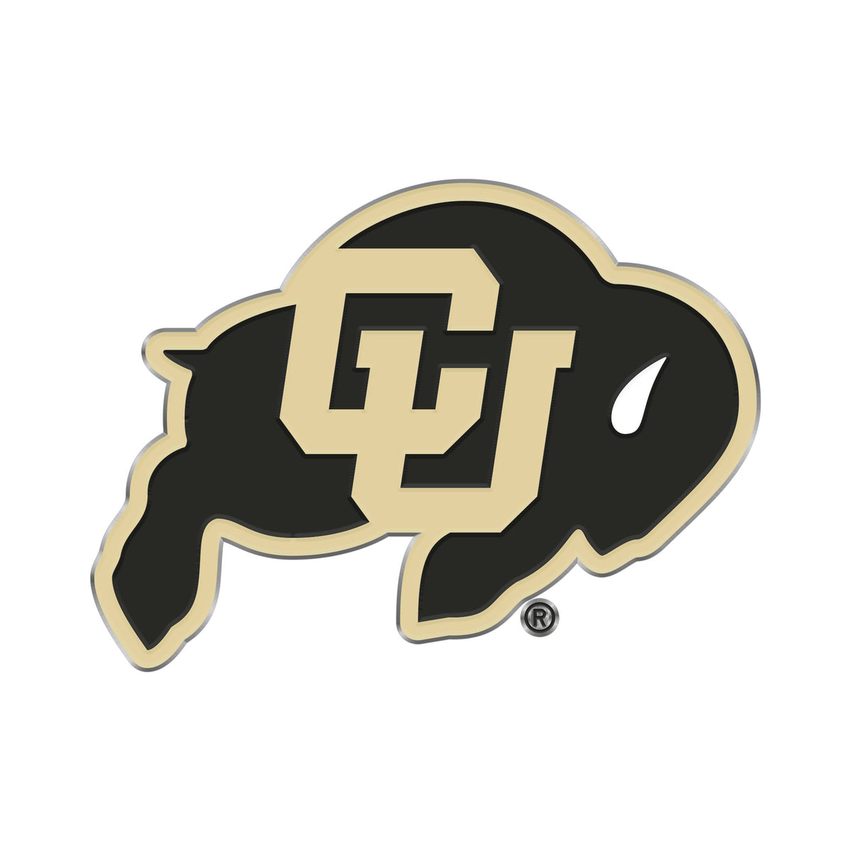 NCAA Colorado Buffaloes Logo Brands Color Metal Emblem